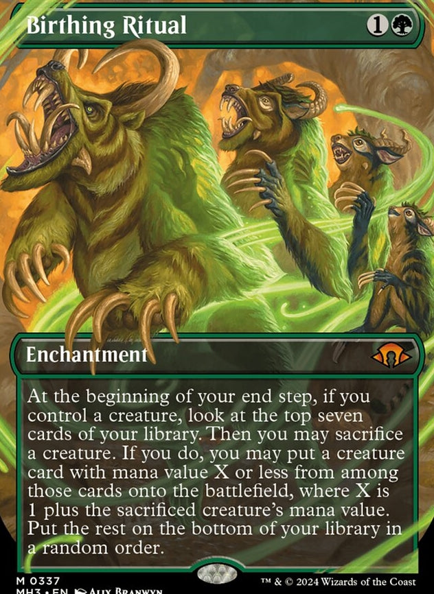 Birthing Ritual [#0337 Borderless] (MH3-M-FOIL)