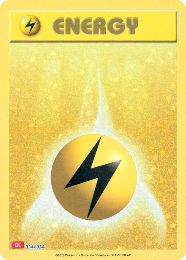 Basic Lightning Energy - 034/034 (TCG:CLC) Classic Collection - Near Mint Holofoil