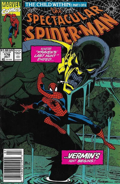 Spectacular Spider-Man (1976 Series) #178 (9.4) 1st Appearance of Dr. Ashley Kafka