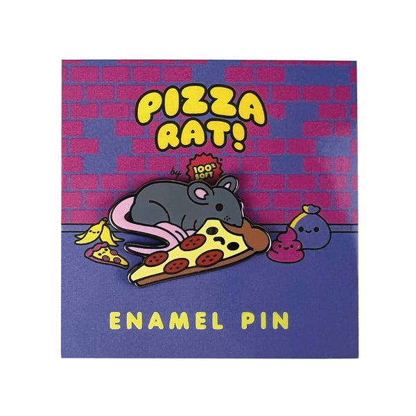 PIZZA RAT 1.2IN ENAMEL PIN