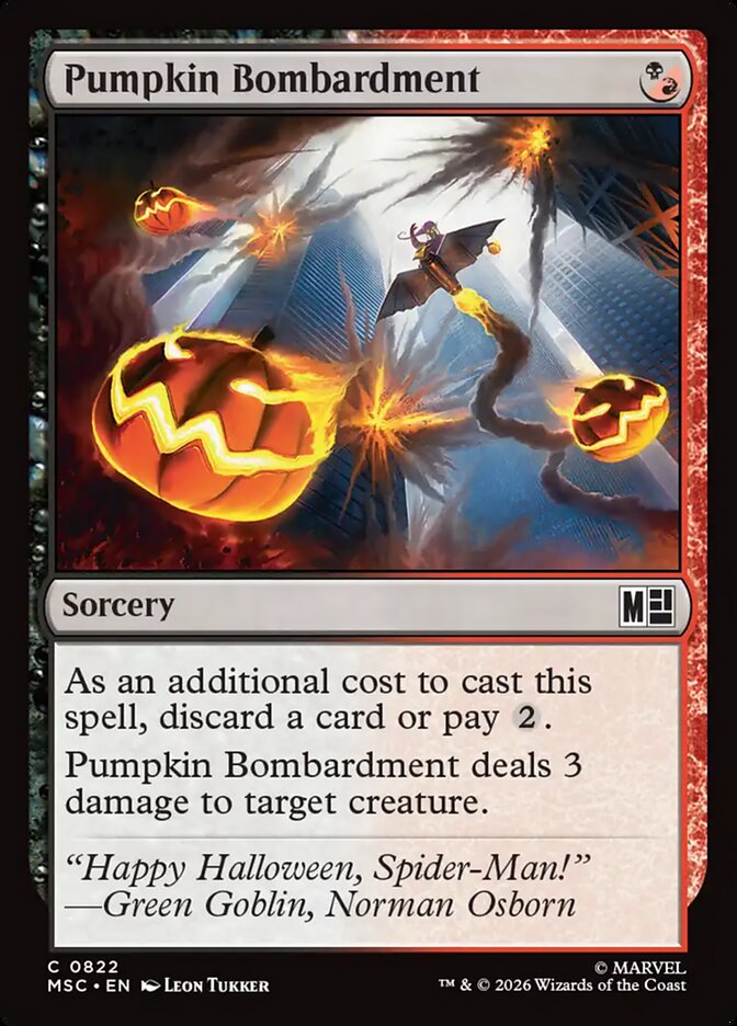 Pumpkin Bombardment [ #0822 ] (MSC-C)