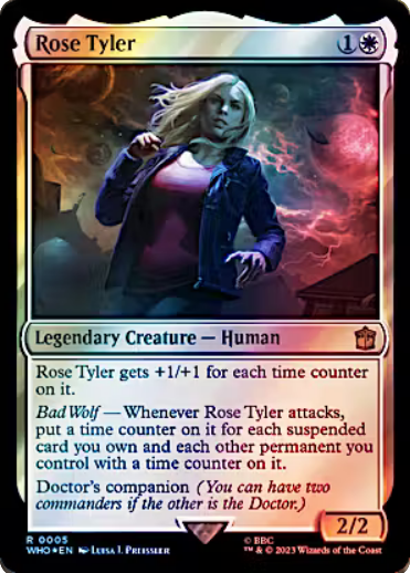 Rose Tyler [#0005 Commanders] (WHO-R-FOIL)