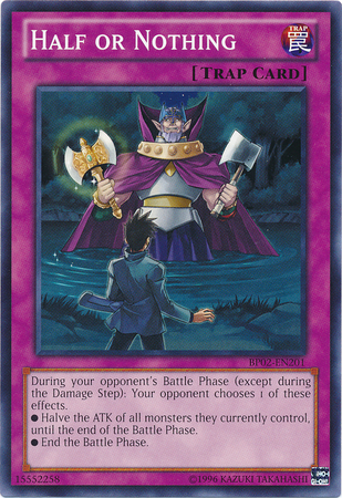 Half or Nothing (Mosaic Rare) (BP02-EN201) Mosaic Rare - Near Mint Unlimited