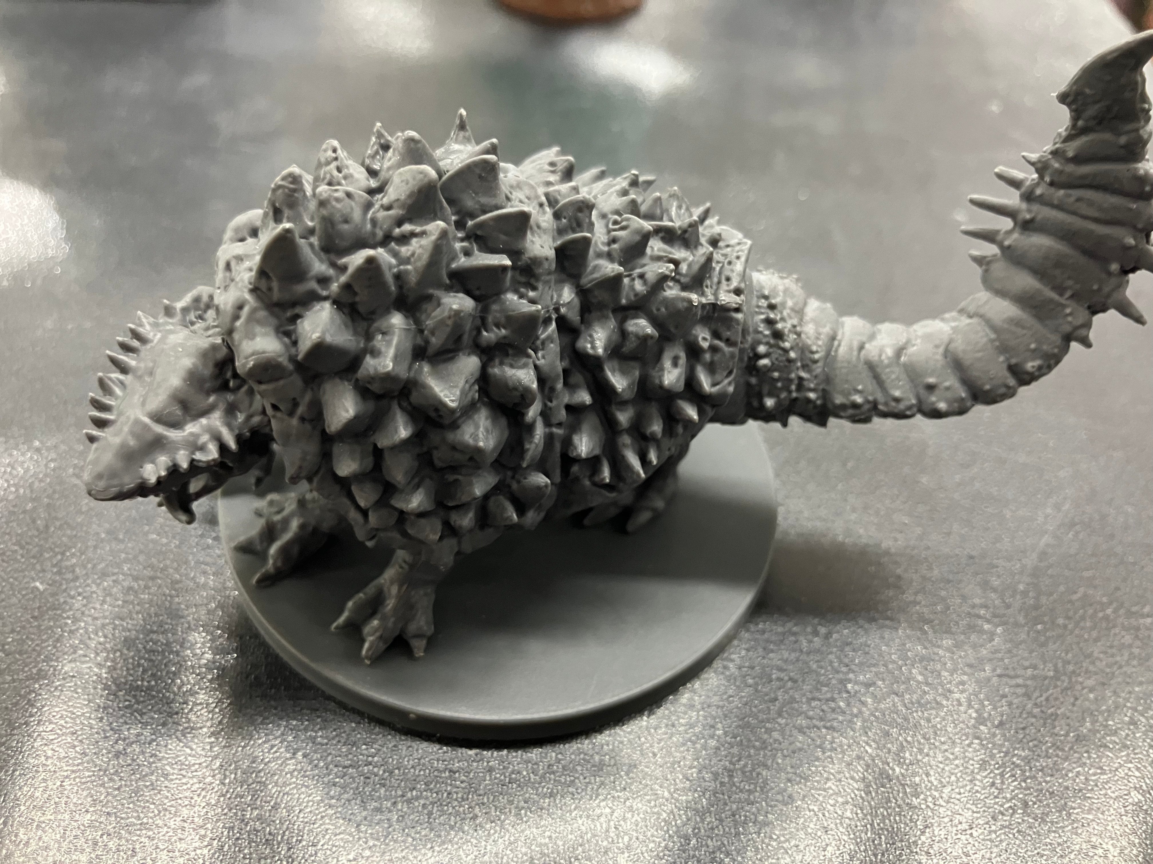 RPG Miniatures: Armored Dinosaur (USED)