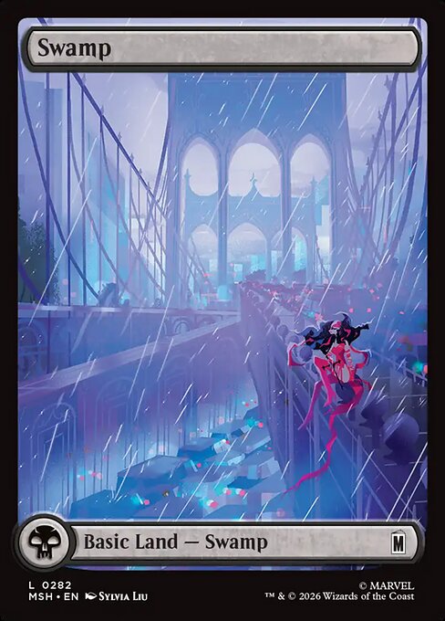 Swamp [ #0282 Full Art ] (MSH-L)