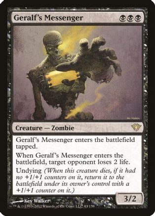 Geralf's Messenger (DKA-R-FOIL) Light Play