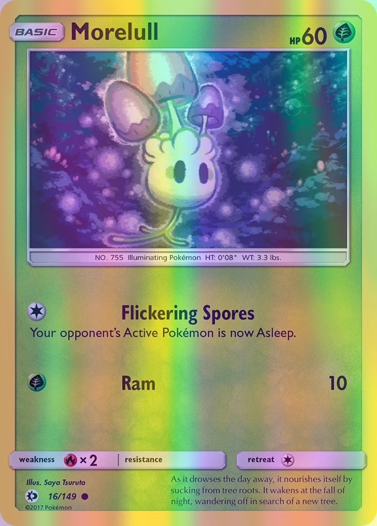 Morelull - 016/149 (SM01) Common - Near Mint Reverse Holofoil