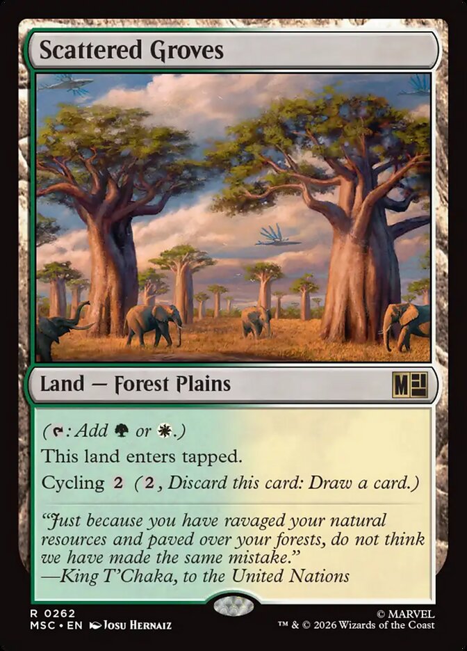 Scattered Groves [ #0262 Surge Foil ] (MSC-R)