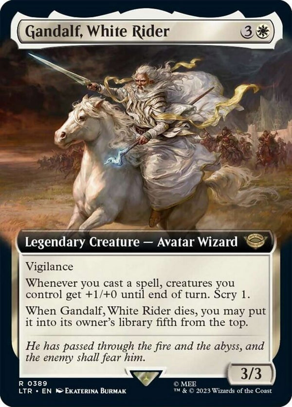 Gandalf, White Rider [#0389 Extended Art] (LTR-R)