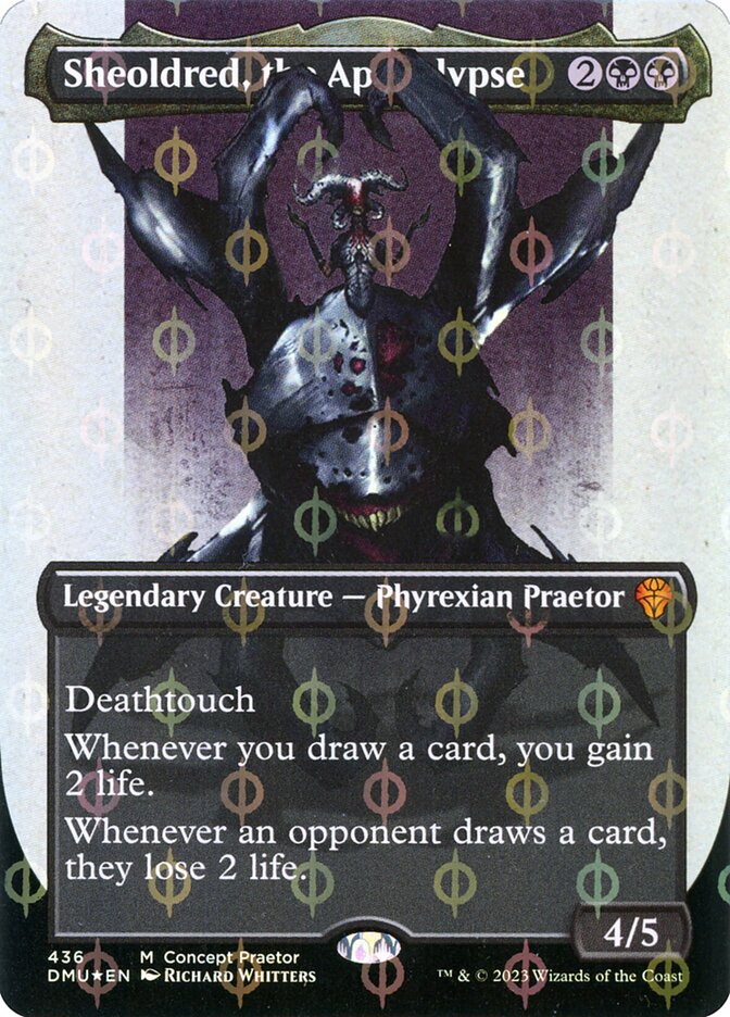 Sheoldred, the Apocalypse [Concept Praetor #436] (DMU-M-FOIL)