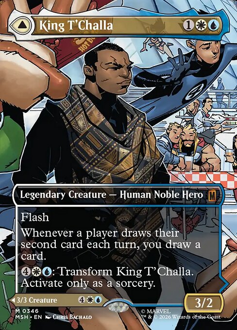 King T'Challa // Black Panther, Hope Enduring [ #0346 Borderless Scene ] (MSH-M)