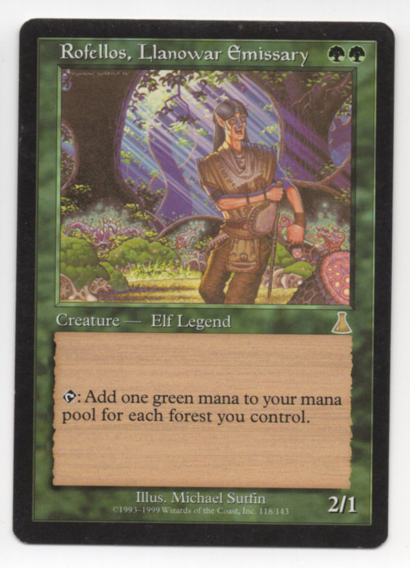 Rofellos, Llanowar Emissary (UDS-R) Light Play