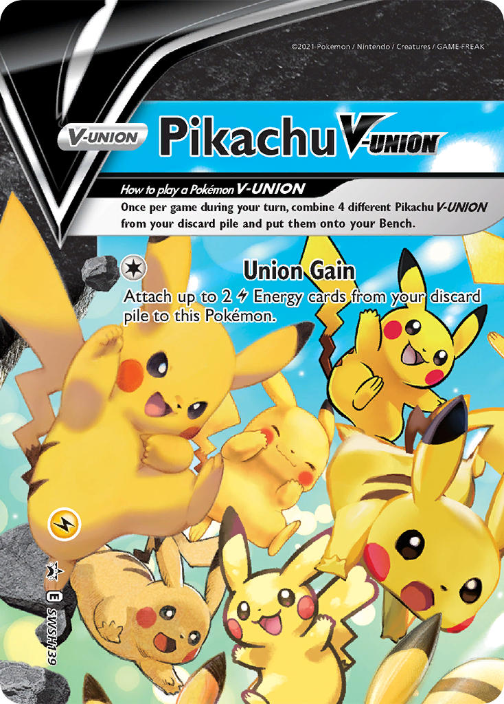 Pikachu V-Union - SWSH139 (SWSH:PR) Promo - Near Mint Holofoil