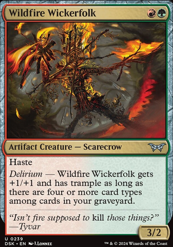 Wildfire Wickerfolk [#0239] (DSK-U-FOIL)