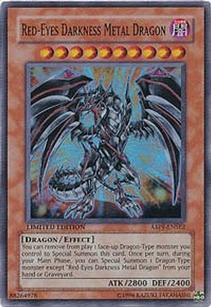 Red-Eyes Darkness Metal Dragon (ABPF-ENSE2) Super Rare - Moderate Play