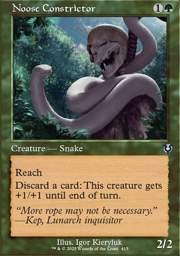 Noose Constrictor [ #0415 Retro Frame ] (INR-U-FOIL)