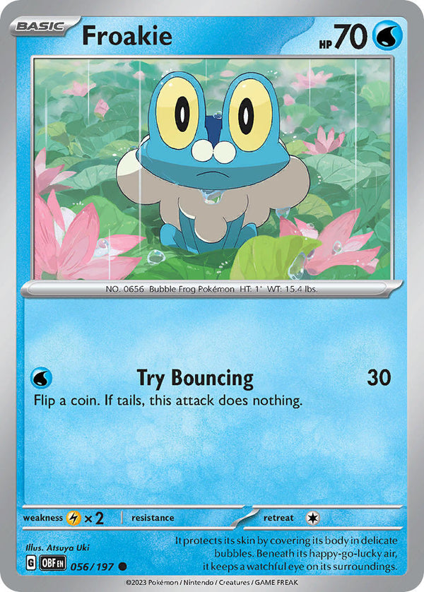 Froakie - 056/197 (OBF) Common - Near Mint