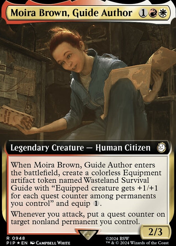 Moira Brown, Guide Author [#0948 Extended Art Surge Foil] (PIP-R)