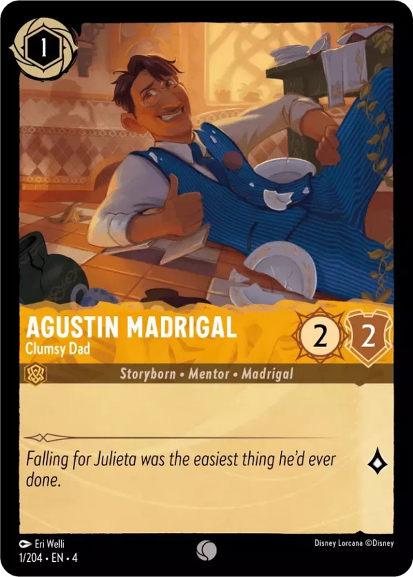 Agustin Madrigal - Clumsy Dad (Ursula's Return 001/204) Common - Near Mint