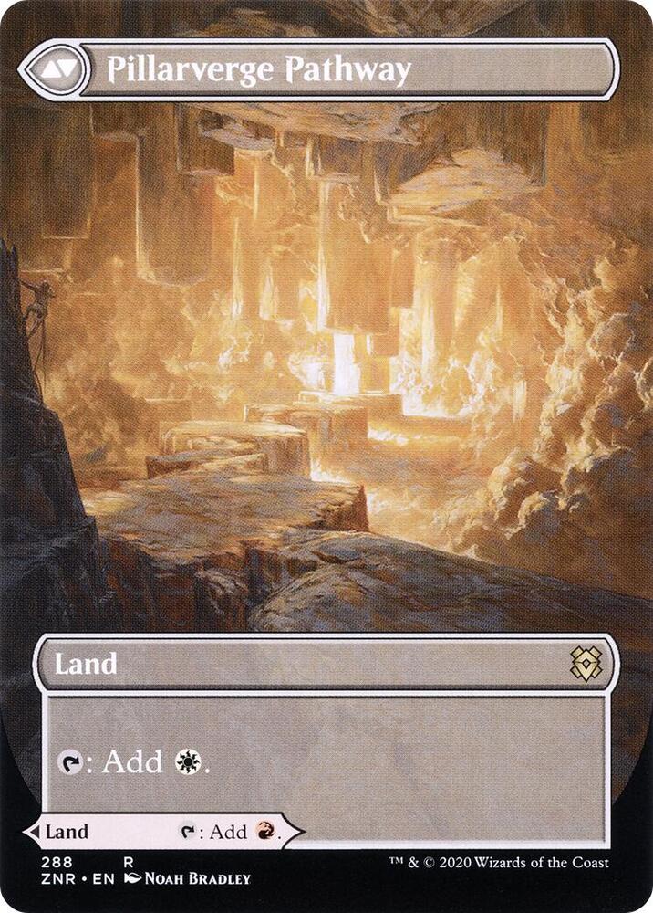Needleverge Pathway // Pillarverge Pathway [#288 Alternate-Art Borderless] (ZNR-R)