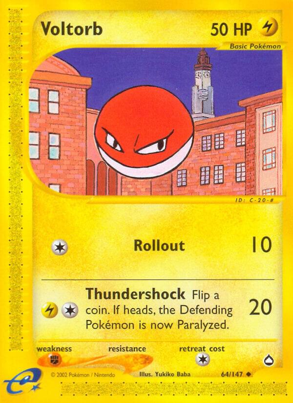 Voltorb - 064/147 (AQ) Uncommon Near Mint