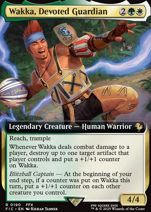 Wakka, Devoted Guardian [ #0190 Extended Art ] (FIC-R)