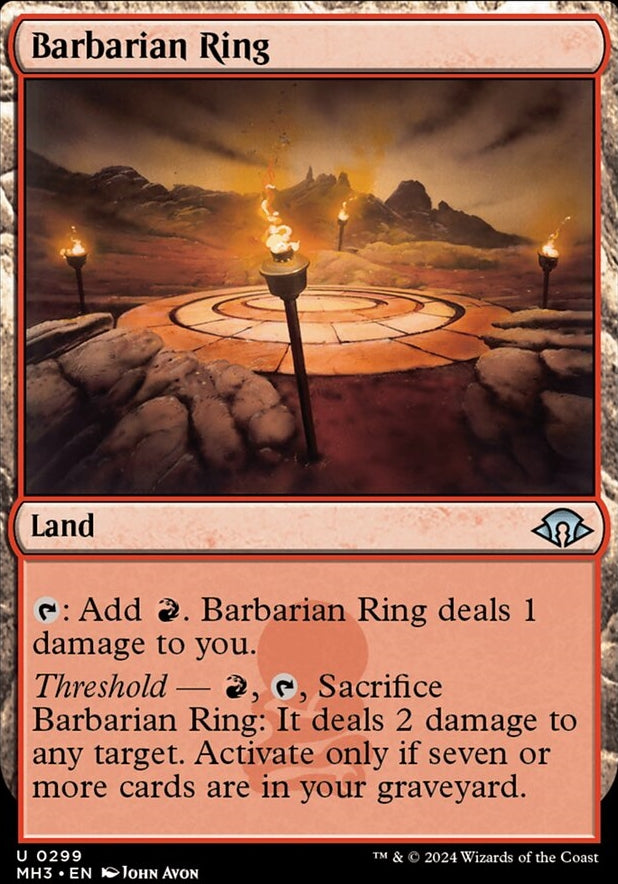 Barbarian Ring [#0299] (MH3-U-FOIL)