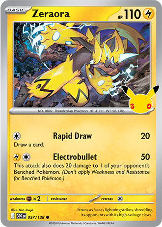 Zeraora - 057/128 (30C) Common