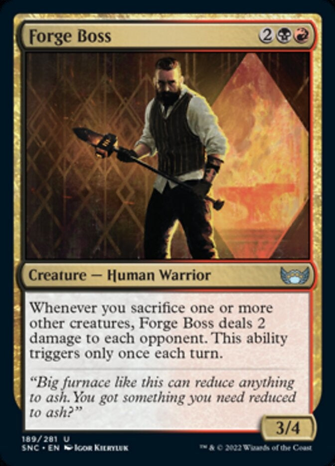 Forge Boss [ #189/281 ] (SNC-U)