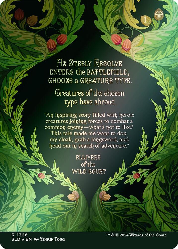 Steely Resolve [#1326] (SLD-R-FOIL)