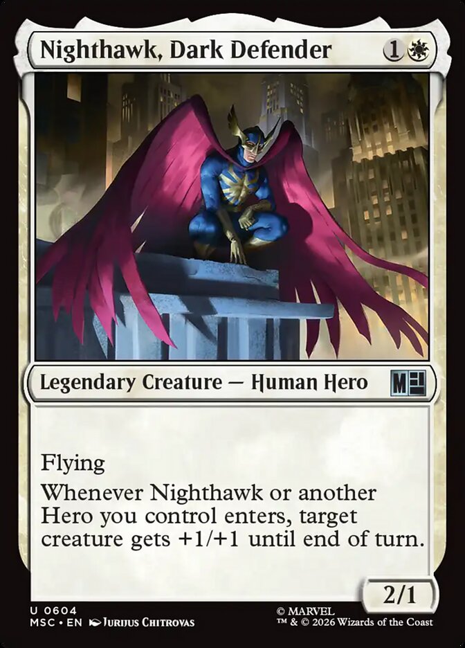 Nighthawk, Dark Defender [ #0604 ] (MSC-U)