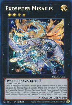 Exosister Mikailis (MP23-EN256) Prismatic Secret Rare - Near Mint 1st Edition