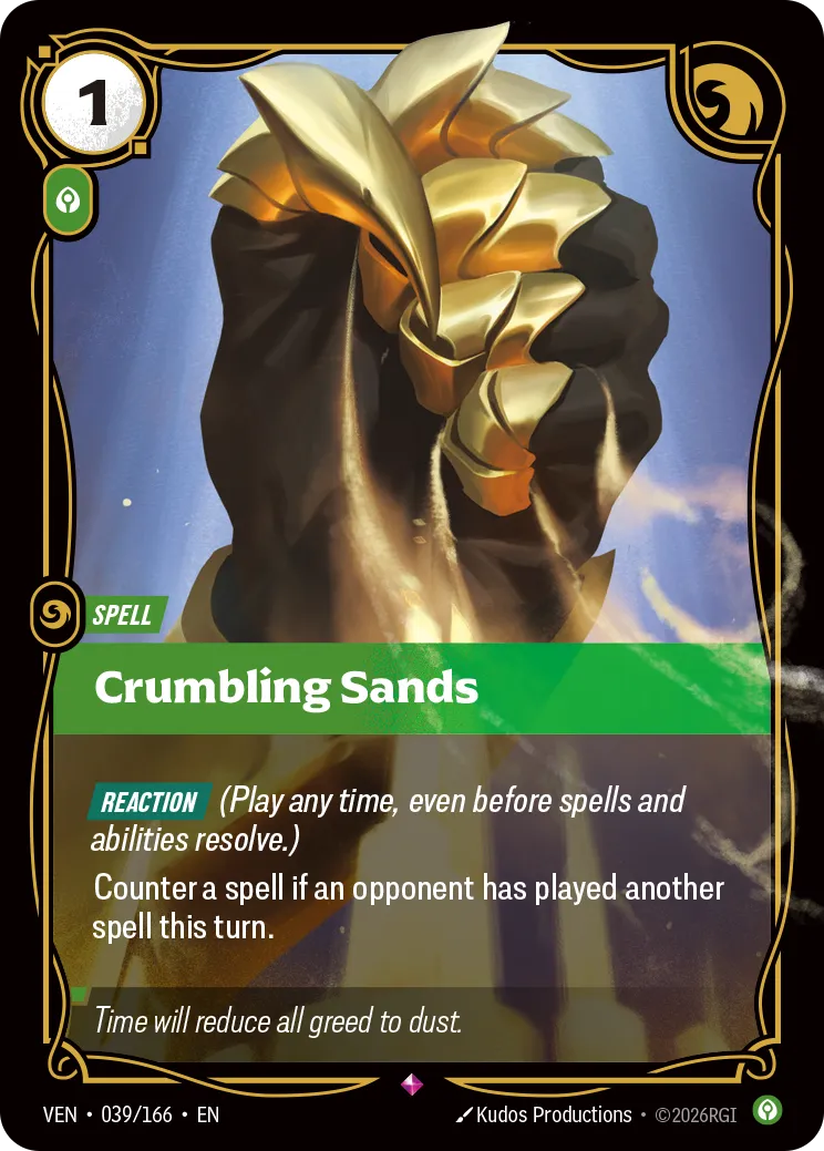 Crumbling Sands - 039/166 (VEN) Rare