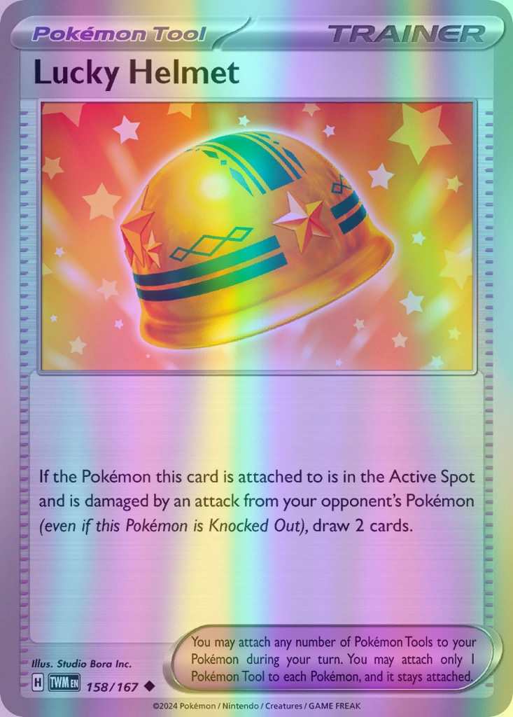 Lucky Helmet - 158/167 (TWM) Uncommon - Near Mint Reverse Holofoil