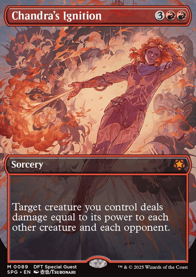 Chandra's Ignition [ #0089 Borderless ] (SPG-M-FOIL)