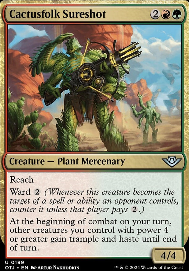 Cactusfolk Sureshot [#0199] (OTJ-U)