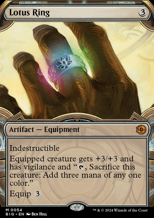 Lotus Ring [#0054 Vault Frame] (BIG-M-FOIL)