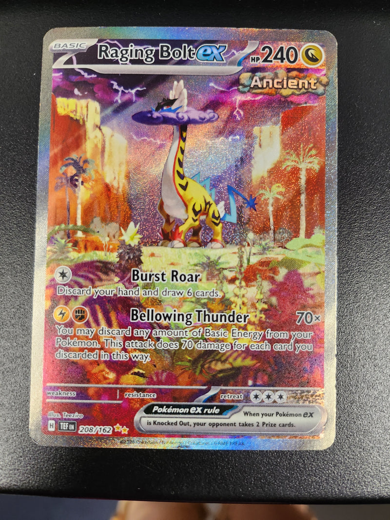 Raging Bolt ex - 208/162 (TEF) Special Illustration Rare - Near Mint Holofoil (DMG)