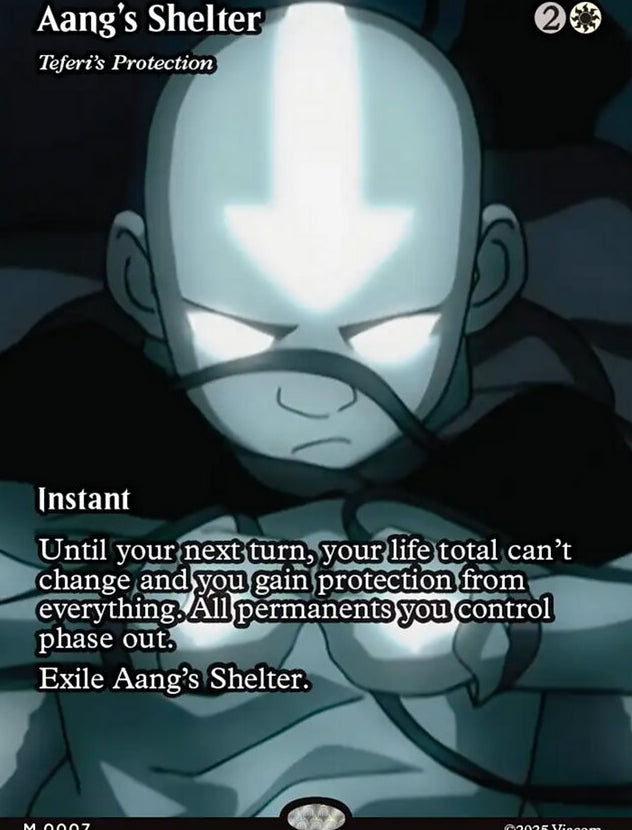 Aang's Shelter - Teferi's Protection [ #0007 Borderless ] (TLE-M)