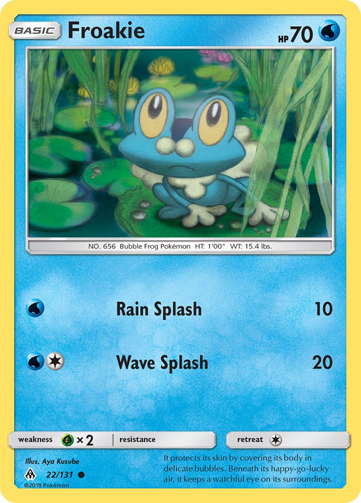 Froakie - 022/131 (FLI) Common - Near Mint