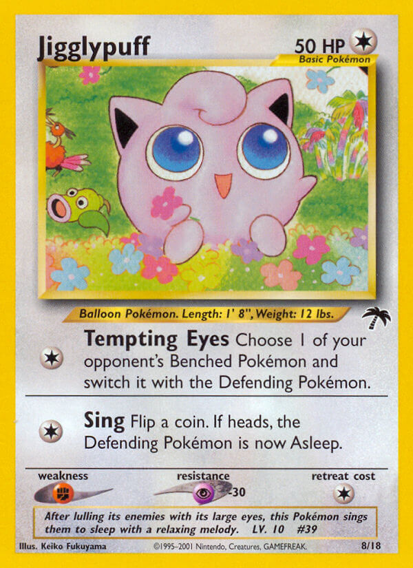 Jigglypuff - 08/18 (SI) Promo - Near Mint