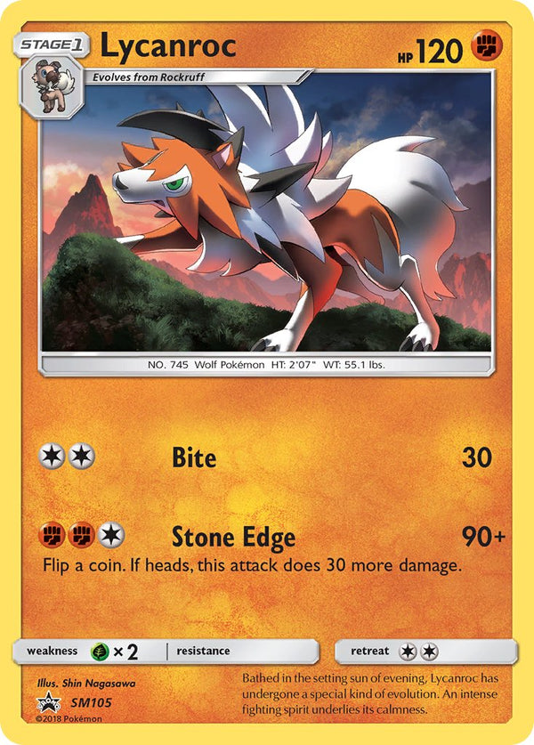 Lycanroc - SM105 (SM:PR) Promo - Near Mint Holofoil