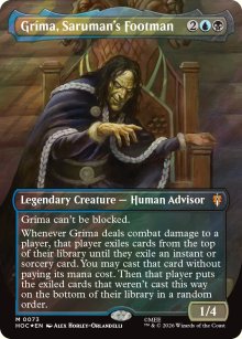Grima, Saruman's Footman [ #0073 Borderless Surge Foil ] (HOC-M)