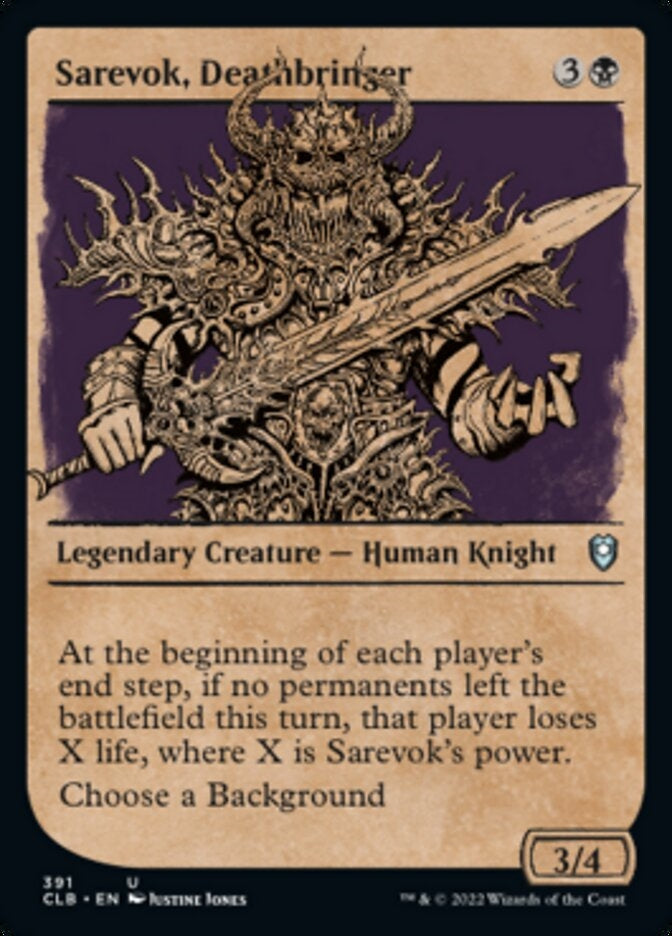 Sarevok, Deathbringer [#391 Showcase] (CLB-U)