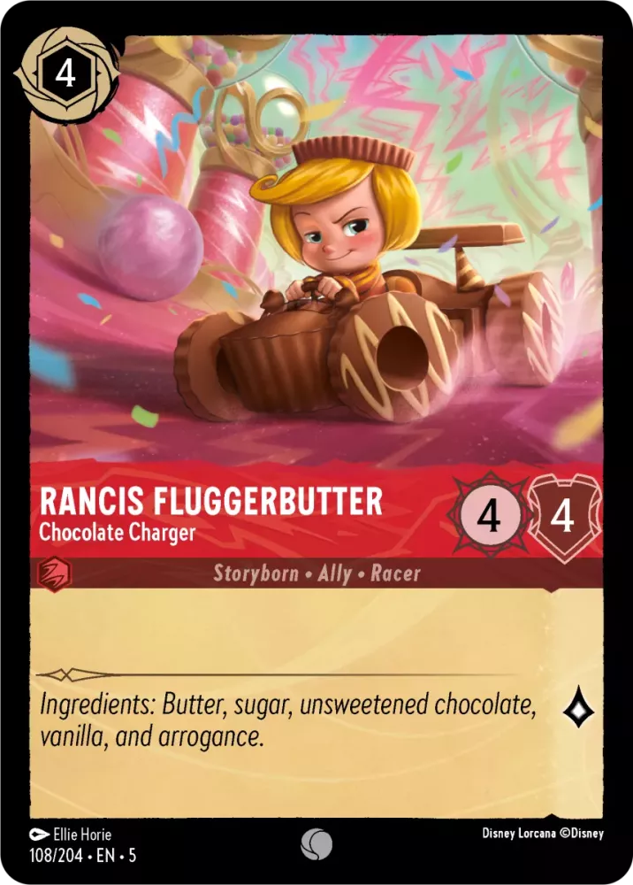 Rancis Fluggerbutter - Chocolate Charger (Shimmering Skies 108/204) Common - Near Mint