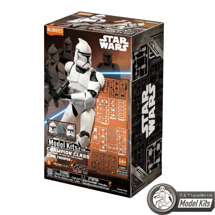 Blokees: Star Wars: Attack of the Clones - Champion Class 07 - Clonetrooper (75807)