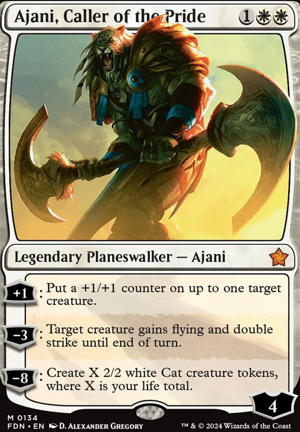 Ajani, Caller of the Pride [#0134] (FDN-M)