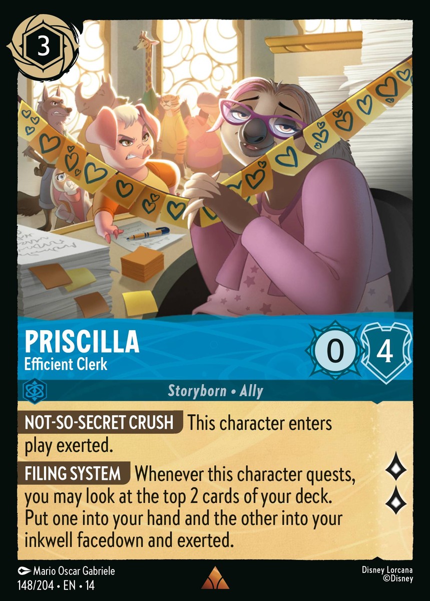 Priscilla - Efficient Clerk (148/204 - Hyperia City) Rare