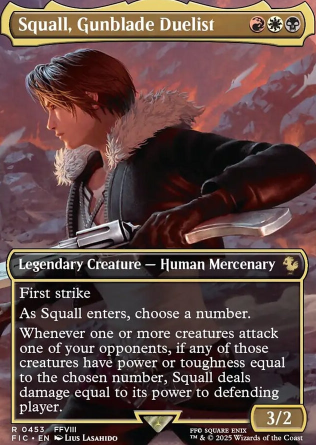 Squall, Gunblade Duelist [ #0453 Borderless ] (FIC-R)