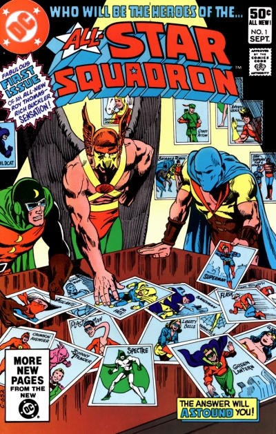 All-Star Squadron (1981 Series) #1 (6.5) Golden Age Atom, Dr. Midnite, Hawkman, Robotman App